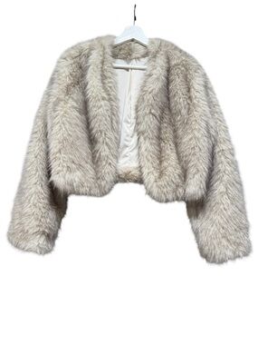 Faux Fur Cropped Jacket